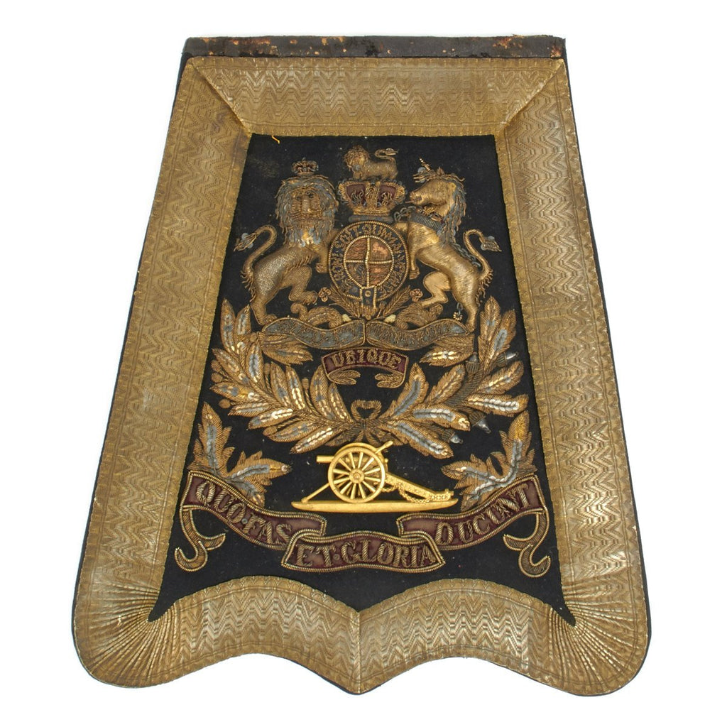 Original British Victorian Era Royal Artillery Officer's Document Sabretache Original Items