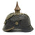 Original German WWI Infantry Pickelhaube Helmet - Barn Find Original Items