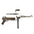 Original German WWII MP 40 Part Set with Live Barrel- Marked bnz Dated 1942 Original Items