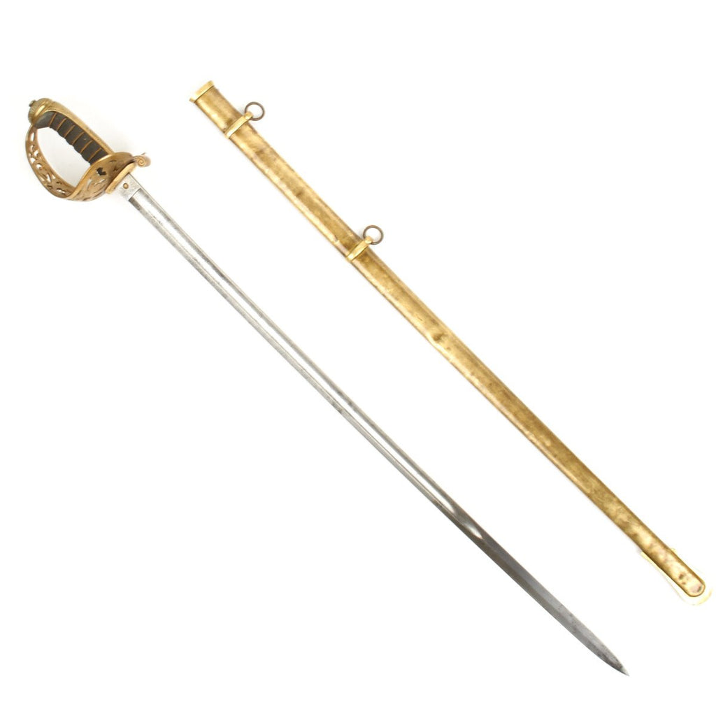 Original 1870 British Victorian Royal Engineers Pattern Named Officer Sword - Rare Original Items