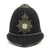 Original British WWII Police Bobby Black Blitz Named Helmet - Dated 1941 Original Items