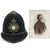 Original British WWII Police Bobby Black Blitz Named Helmet - Dated 1941 Original Items