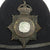 Original British WWII Police Bobby Black Blitz Named Helmet - Dated 1941 Original Items