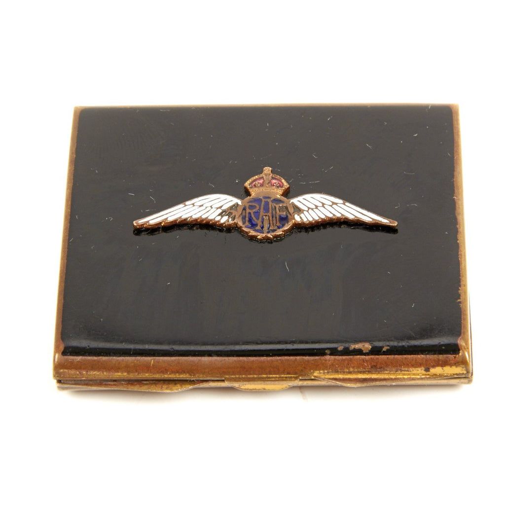 Original British WWII Royal Air Force Sweet Heart Enameled Compact Original Items