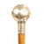 Original British 1923 Silver Hallmarked Officer Swagger Stick - Royal Army Medical Corps (RAMC) Original Items