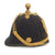 Original British Pre-WWI Royal Artillery Blue Cloth Officer Helmet by Robinson & Steele Original Items