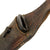 Original German WWI Ersatz Sawback Bayonet with Steel Scabbard and Frog Original Items