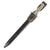 Original German WWI Ersatz Sawback Bayonet with Steel Scabbard and Frog Original Items