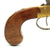 Original British Circa 1790 Flintlock Double Brass Barrel Blunderbuss Pistol with Spring Bayonet by Dawes Original Items