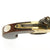Original British Flintlock Brass Barrel Blunderbuss Pistol with Spring Bayonet by Riviere - Marked HINDE Original Items