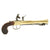 Original British Flintlock Brass Barrel Blunderbuss Pistol with Spring Bayonet by Riviere - Marked HINDE Original Items
