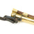 Original British Flintlock Brass Barrel Blunderbuss Pistol with Spring Bayonet by Riviere - Marked HINDE Original Items