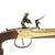 Original British Flintlock Brass Barrel Blunderbuss Pistol with Spring Bayonet by Riviere - Marked HINDE Original Items