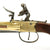 Original British Flintlock Brass Barrel Blunderbuss Pistol with Spring Bayonet by Riviere - Marked HINDE Original Items