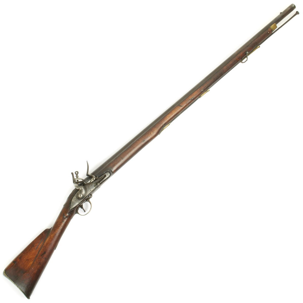 Original English India Pattern Brown Bess Flintlock Musket Marked to 1st Regiment- The Royal Scots Original Items