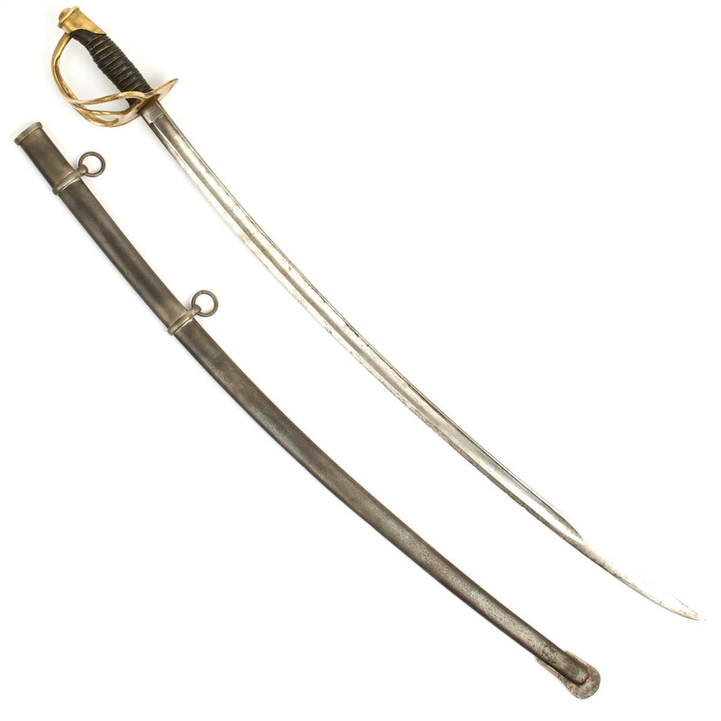 Original U.S. Civil War Model 1860 Light Cavalry Saber with Scabbard by Ames Dated 1864 Original Items