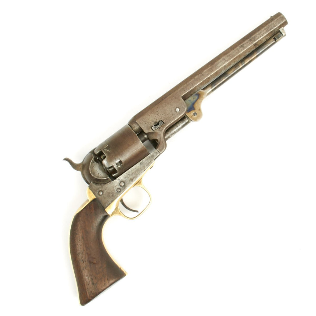 Original U.S. Civil War Colt 1851 Navy Revolver Manufactured in 1861 - Matching Serial No 105582 Original Items