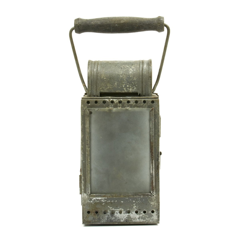 Original German WWII Deutsche Reichsbahn Marked Railwayman Lantern Original Items