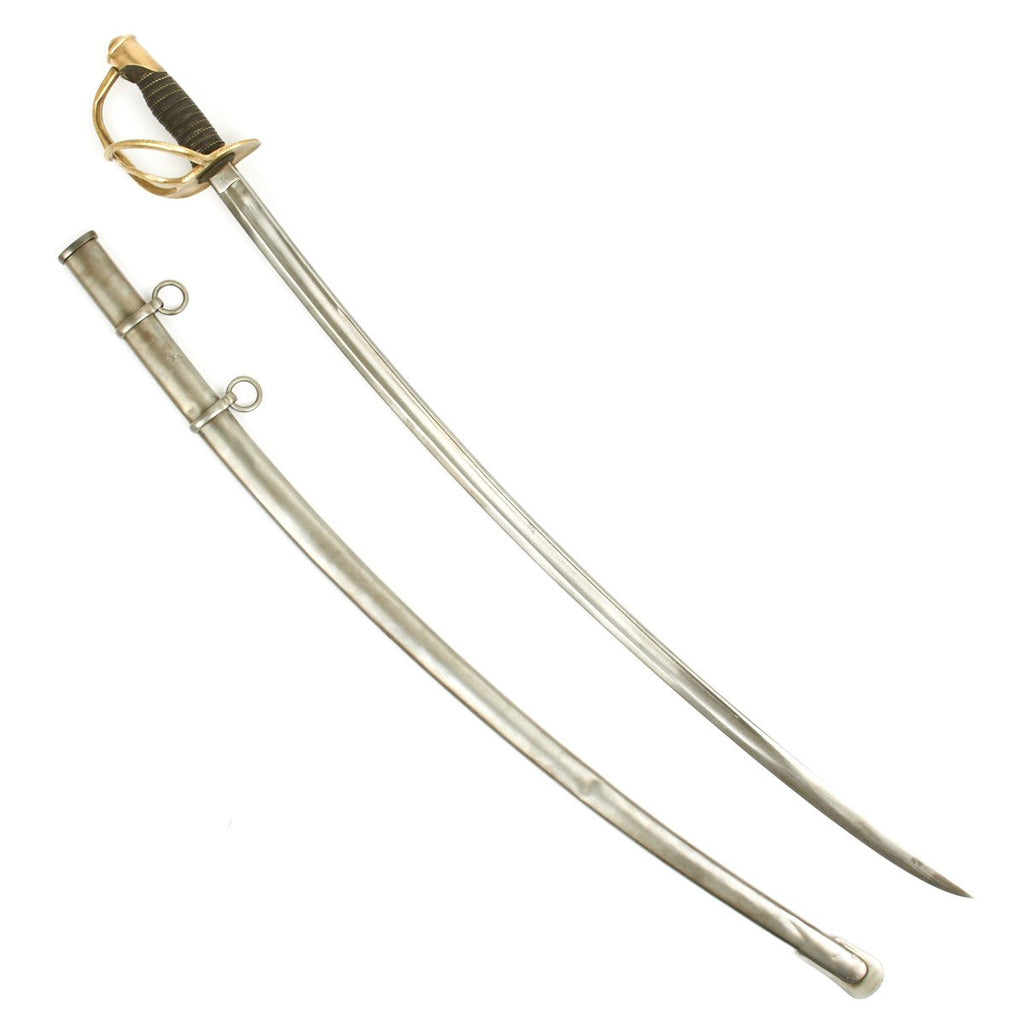 Original U.S. Civil War Model 1860 Light Cavalry Saber by Emerson & Silver of Trenton New Jersey - Dated 1865 Original Items