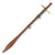 Original 1880 Victorian Era Sudanese Mahdi Broadsword Kaskara with Leather Scabbard Original Items