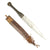 Original 1880 Sudanese Mahdi Dervish Dagger with Leather Scabbard Original Items