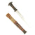 Original 1880 Sudanese Mahdi Dervish Dagger with Carved Wood Grip and Leather Scabbard Original Items