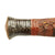 Original 1880 Sudanese Mahdi Dervish Dagger with Carved Wood Grip and Leather Scabbard Original Items