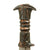 Original 1880 Sudanese Mahdi Dervish Dagger with Carved Wood Grip and Leather Scabbard Original Items