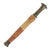 Original 1880 Sudanese Mahdi Dervish Dagger with Carved Wood Grip and Leather Scabbard Original Items