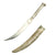 Original Arabian Circa 1850 Silver Dagger with Scabbard Original Items