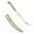Original Arabian Circa 1850 Silver Dagger with Scabbard Original Items