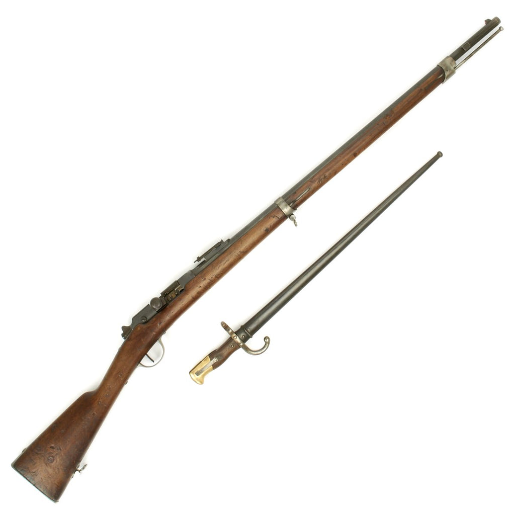 Original French Fusil Gras Modèle 1874 M80 with Bayonet - Matching Serial Numbers Original Items