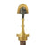 Original Moroccan Jambia Dagger Adorned in Silver Brass and Enamel circa 1870 Original Items