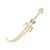Original Moroccan Jambia Dagger Adorned in Silver Brass and Enamel circa 1870 Original Items