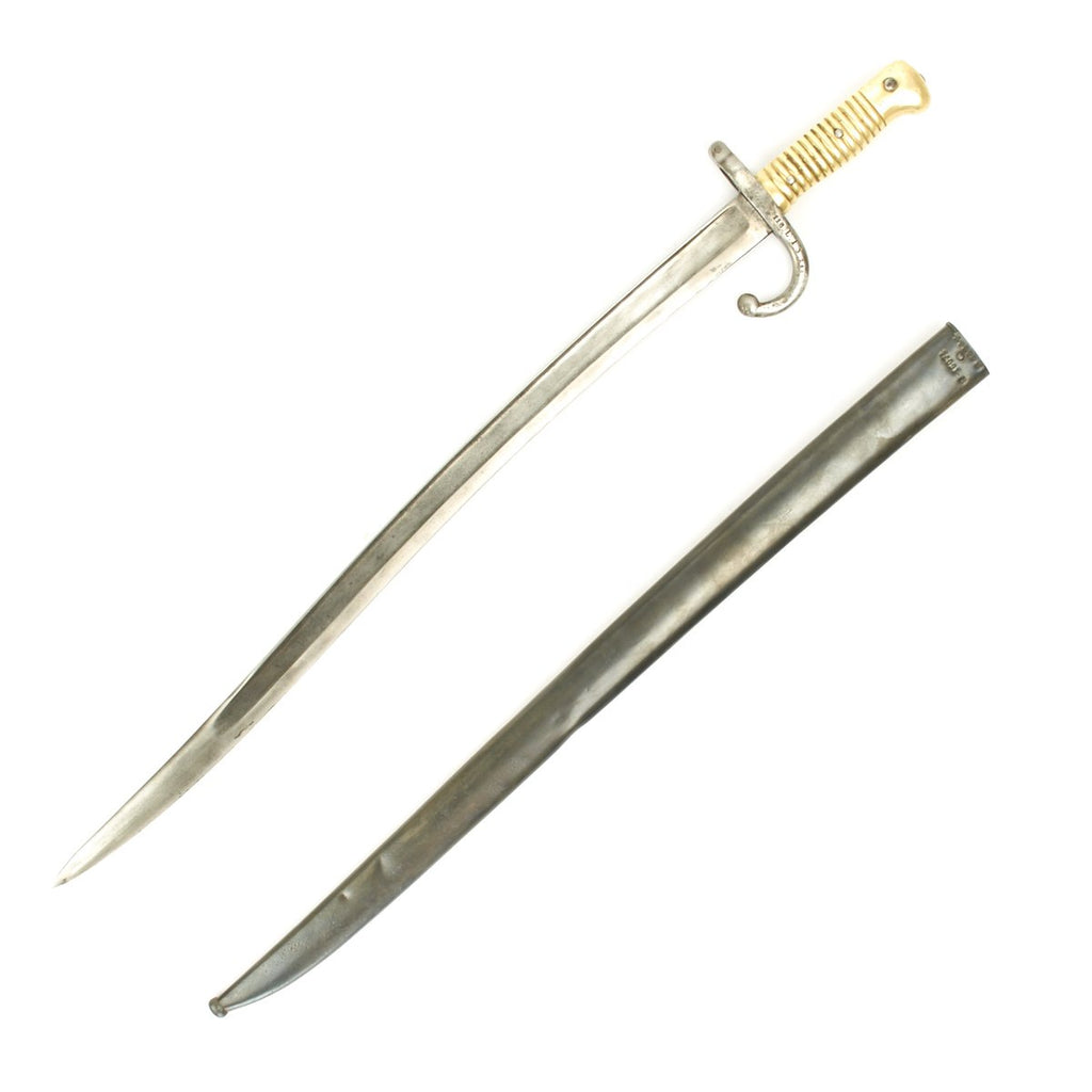 Original French Chassepot Saber Bayonet dated 1868 - German Capture Reissued Original Items