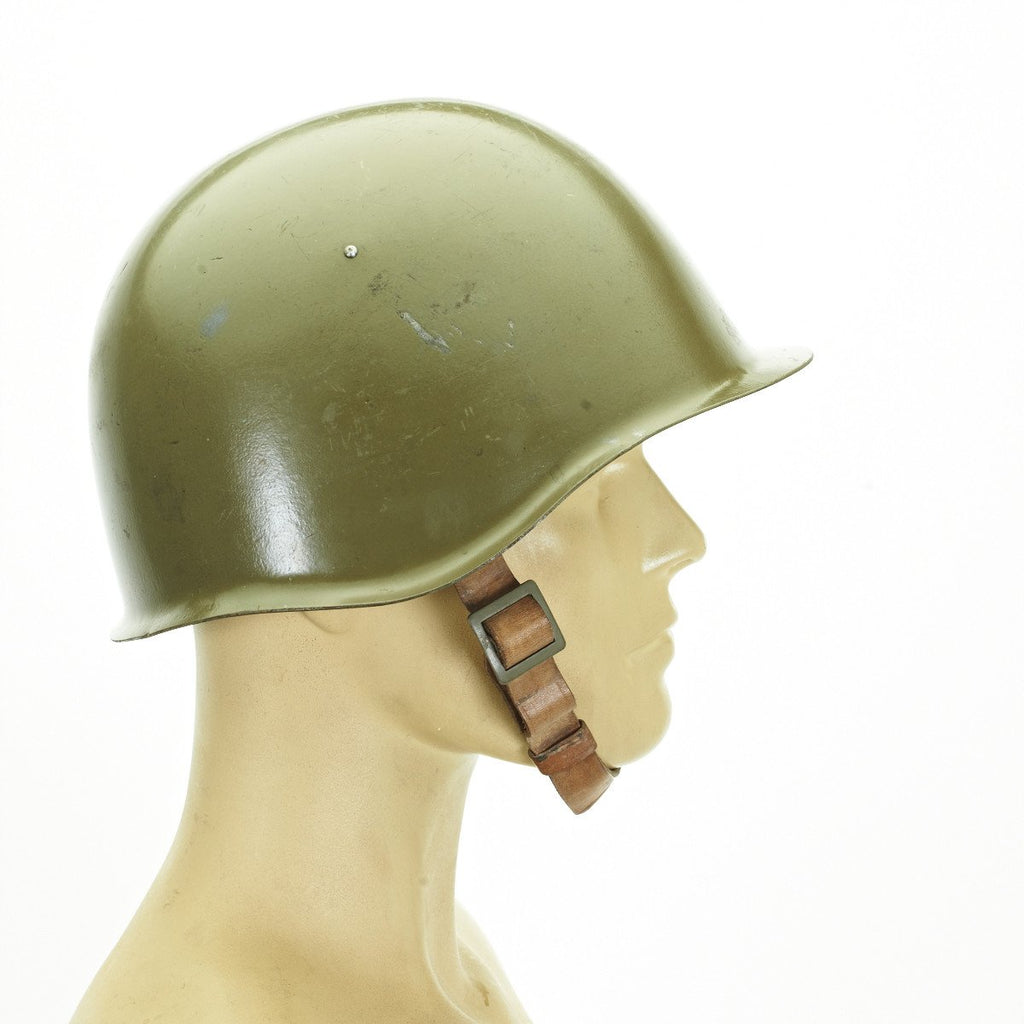 Original WWII Style Russian Soviet Army M-40 Steel Helmet - Post War Production Original Items