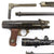 German WWII Luftwaffe MG 15 Air Cooled Parts Set with Saddle Drum Magazine Original Items