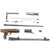 German MG 15 Air Cooled Parts Set with Wood Action Cover Original Items