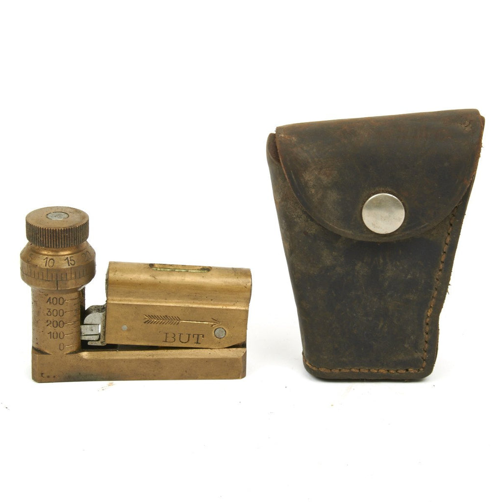 Original French WWII Japanese Issue Hotchkiss 13.2 MG Clinometer Original Items