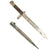 Original Turkish Model 1939 Mauser Bayonet with Reinforced Muzzle Ring for M1 Garand Rifle Original Items